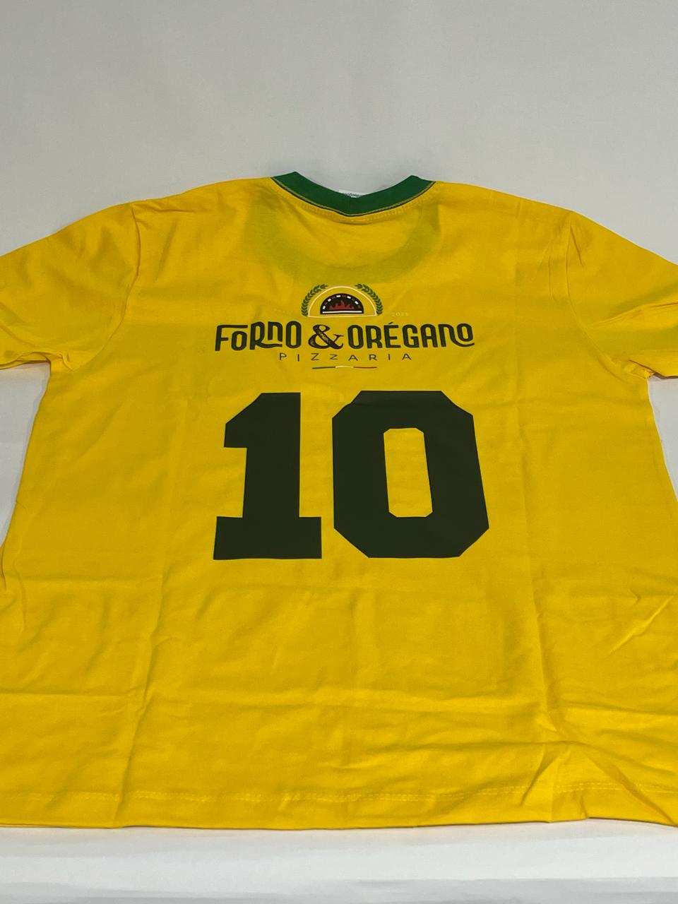 Camiseta personalizada, outro ângulo