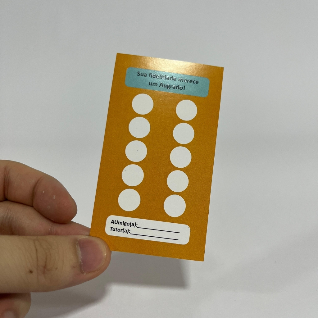 Cartão fidelidade personalizado Mipri