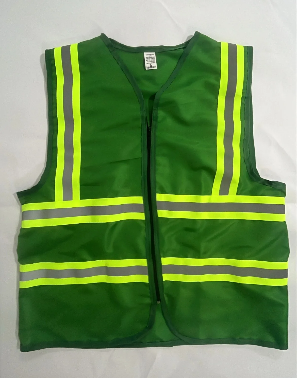 Colete refletivo sem bolso para segurança do trabalho