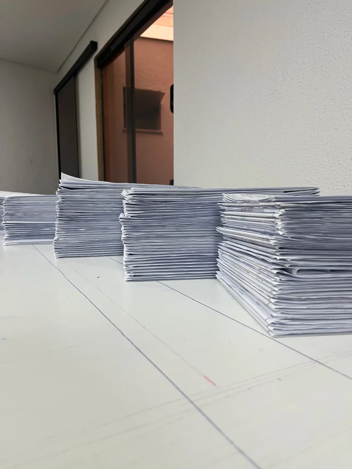Plantas de projetos técnicos plotadas em grande formato